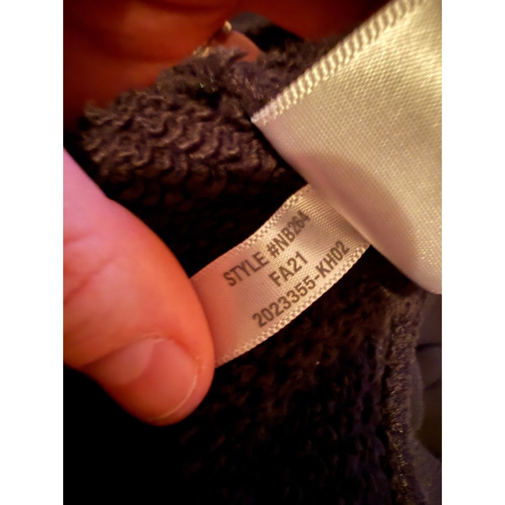 Madewell MWL Quarter Zip Sweatshirt Womens Small Black Betterterry Mock Neck - Picture 5 of 8
